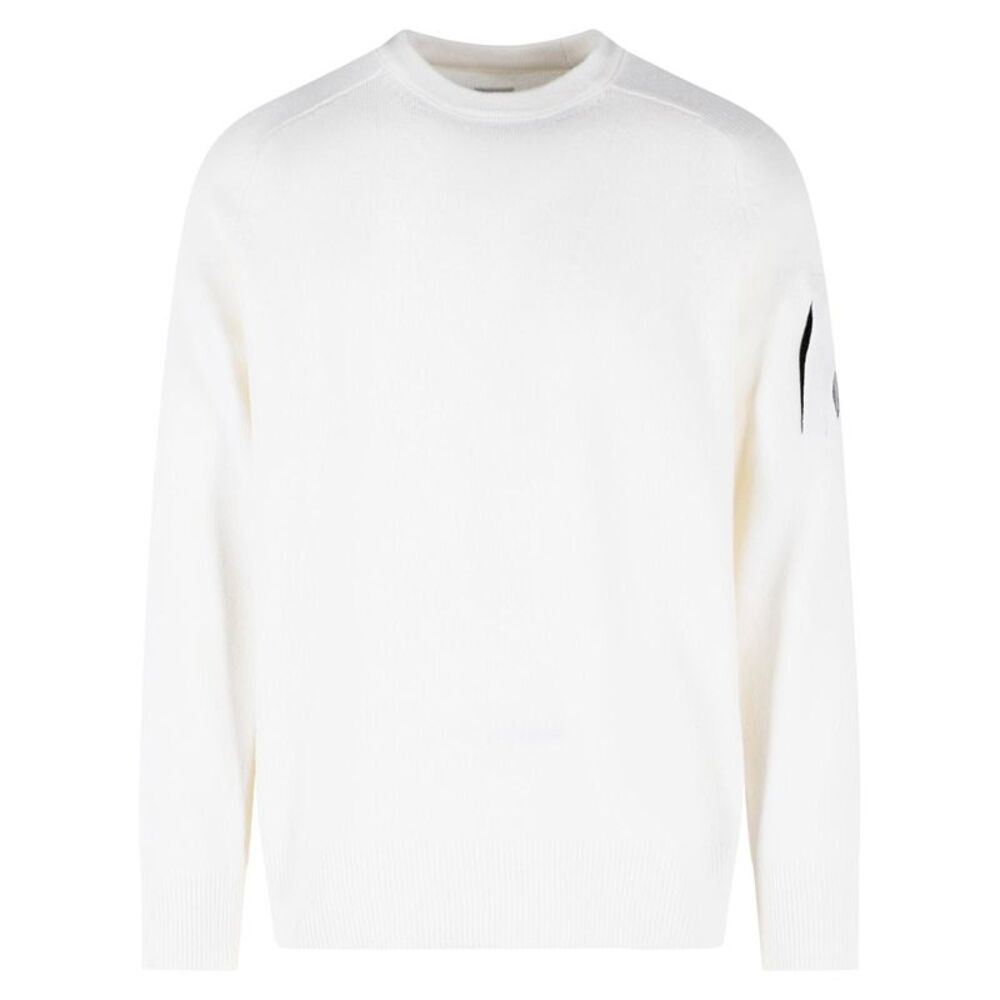 C.P. Company White Wool Blend Sweater Men